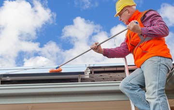 Gussage All Saints soft wash roof cleaning